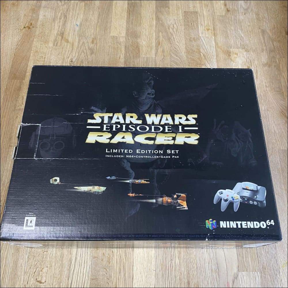 Buy N64 console boxed Star Wars racer limited edition -@ 8BitBeyond Buy N64 console boxed Star Wars racer limited edition -@ 8BitBeyond